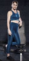 Eliza T Sports Seamless Shape  Leggings - Azure